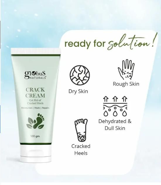 Globus Naturals Crack Cream (Pack of 2 × 100 gm – Total 200 gm)