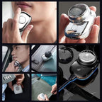 Mini Rechargeable Electric Shaver for Men – Wet & Dry Portable Razor