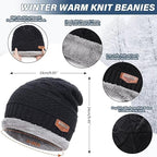 Men's Woolen Cap Set