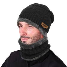 Men's Woolen Cap Set